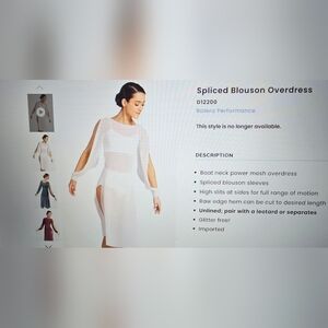 White Spliced Blouse with High Slits